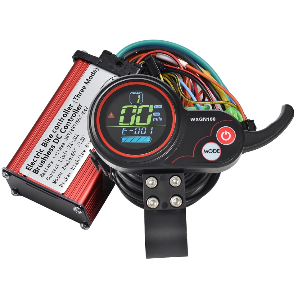 JRAHK 36V-60V 250W-400W 7A-20A 48V BLDC контроллер 01