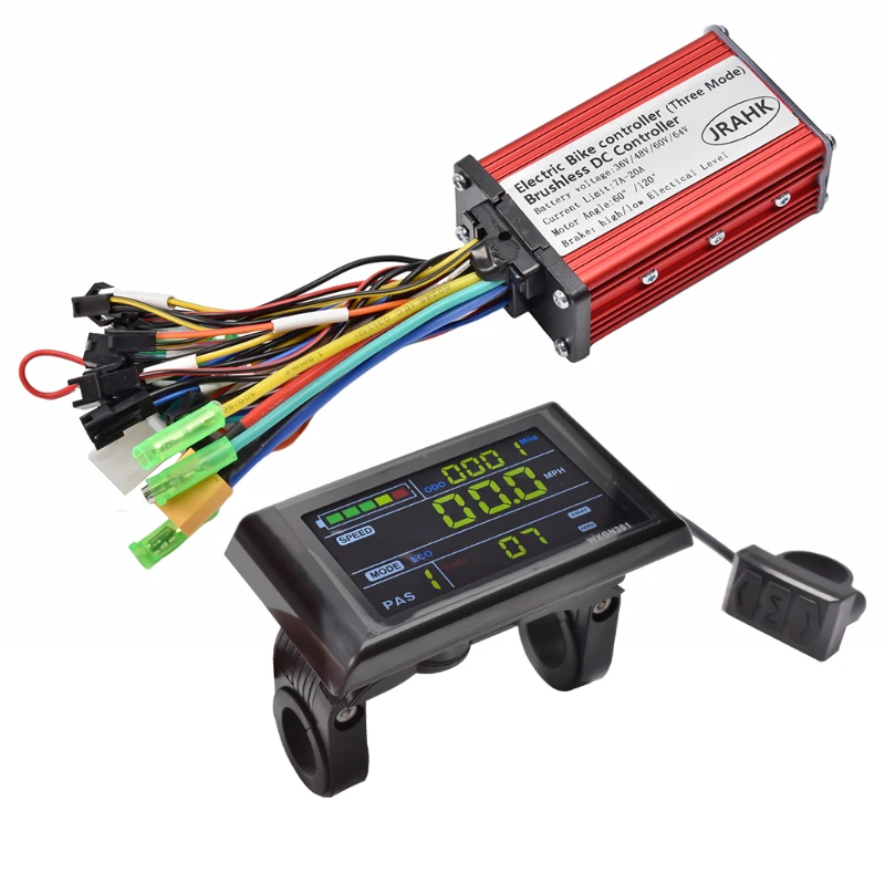 JRAHK 36V-60V 250W-400W 7A-20A 48V BLDC контроллер 04