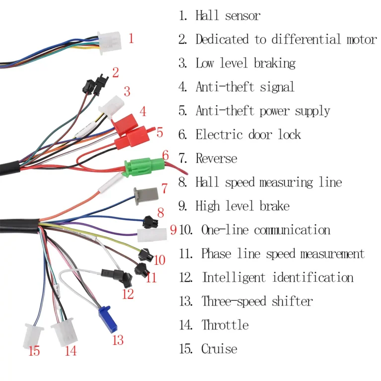 JRAHK 36V-84V 2500W 45A 48V BLDC Controller 5