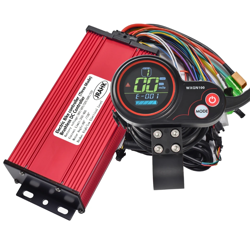 JRAHK 36V-72V 1000W-2000W 34A-40A 48V 1000W 60V 1500W BLDC Controller Kit 04