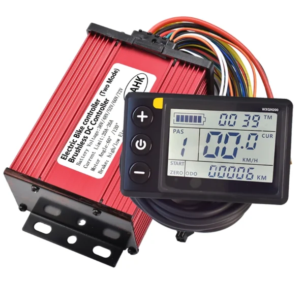 JRAHK 36V-72V 400W-600W 20A-26A 60V 500W BLDC Controller Kit 05